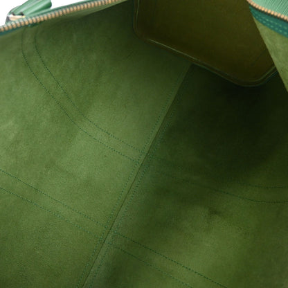 Louis Vuitton Green Epi Keepall 50 Travel Handbag M42964
