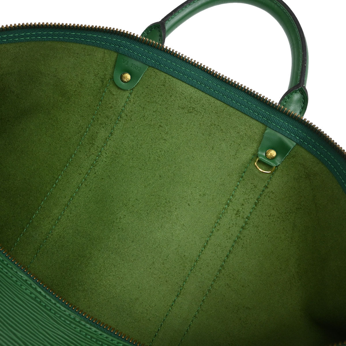 Louis Vuitton Green Epi Keepall 50 Travel Handbag M42964