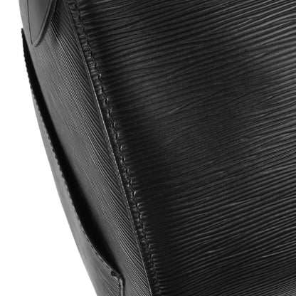 Louis Vuitton Black Epi Keepall 50 Travel Handbag M42962