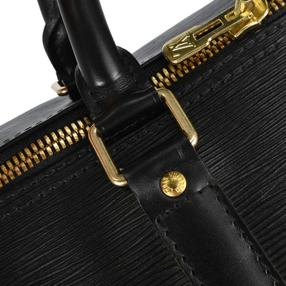 Louis Vuitton Black Epi Keepall 50 Travel Handbag M42962