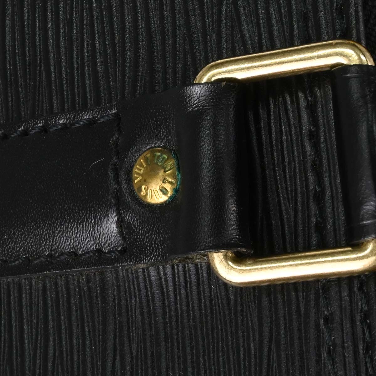 Louis Vuitton Black Epi Keepall 50 Travel Handbag M42962