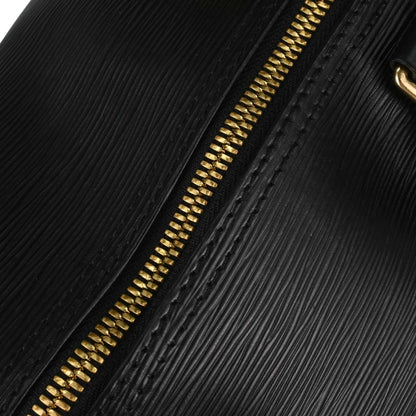 Louis Vuitton Black Epi Keepall 50 Travel Handbag M42962