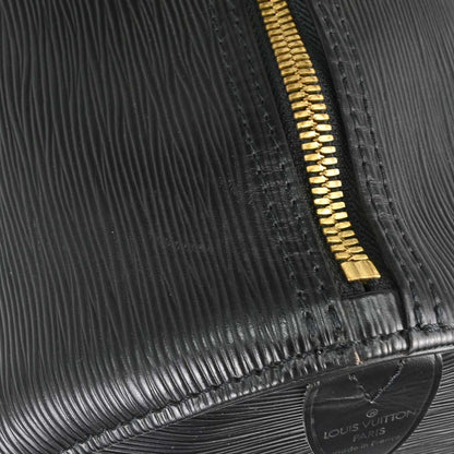 Louis Vuitton Black Epi Keepall 50 Travel Handbag M42962