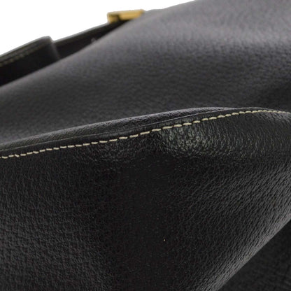 Fendi Black Leather Mamma Baguette Handbag