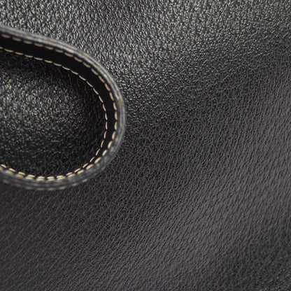 Fendi Black Leather Mamma Baguette Handbag