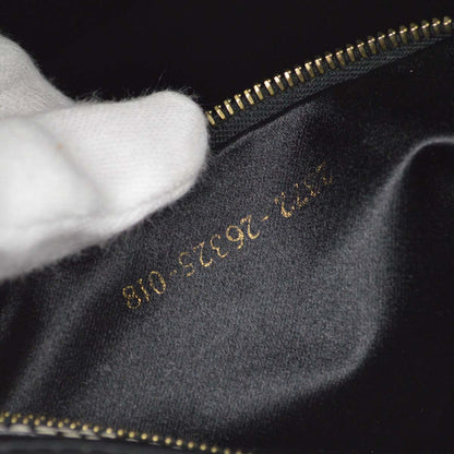 Fendi Black Leather Mamma Baguette Handbag