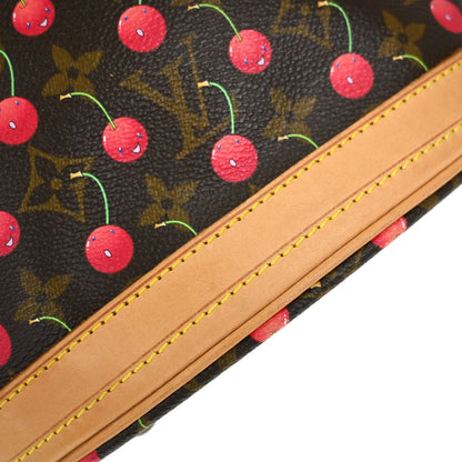 Louis Vuitton Monogram Cherry Bucket PM Tote Handbag M95012