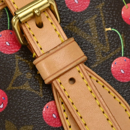 Louis Vuitton Monogram Cherry Bucket PM Tote Handbag M95012