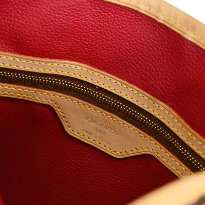 Louis Vuitton Monogram Cherry Bucket PM Tote Handbag M95012