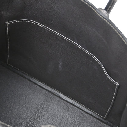 Hermes * Graphite Matt Alligator Birkin 25 Handbag