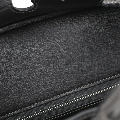 Hermes * Graphite Matt Alligator Birkin 25 Handbag