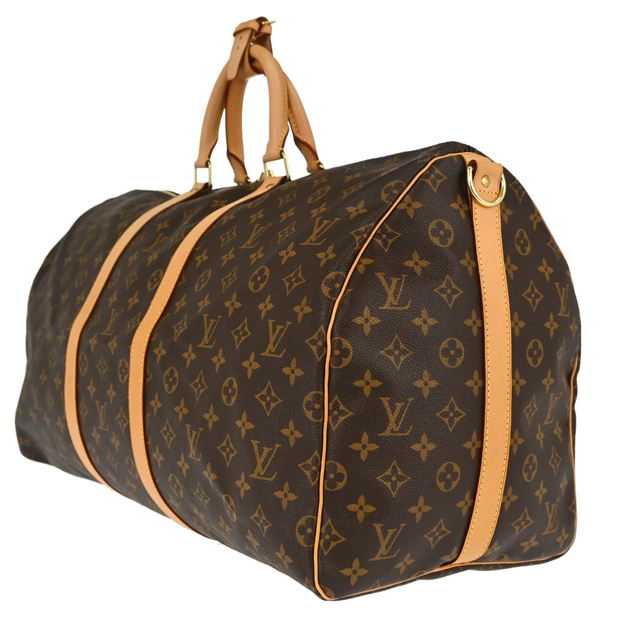 Louis Vuitton Monogram Keepall Bandouliere 55 Duffle Bag M41414
