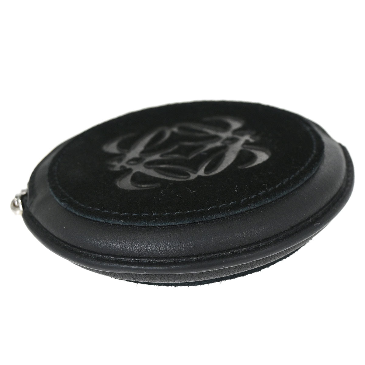 Loewe Black Leather Coin Purse Wallet