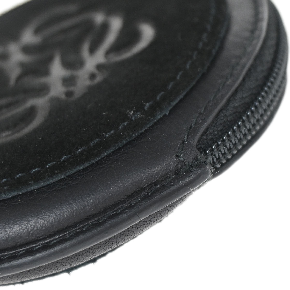 Loewe Black Leather Coin Purse Wallet