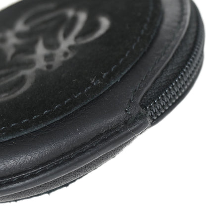 Loewe Black Leather Coin Purse Wallet