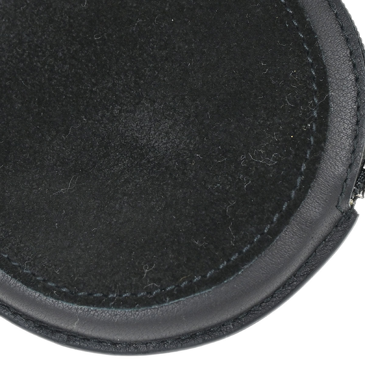Loewe Black Leather Coin Purse Wallet