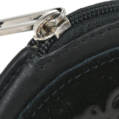 Loewe Black Leather Coin Purse Wallet