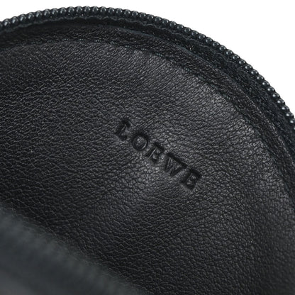 Loewe Black Leather Coin Purse Wallet