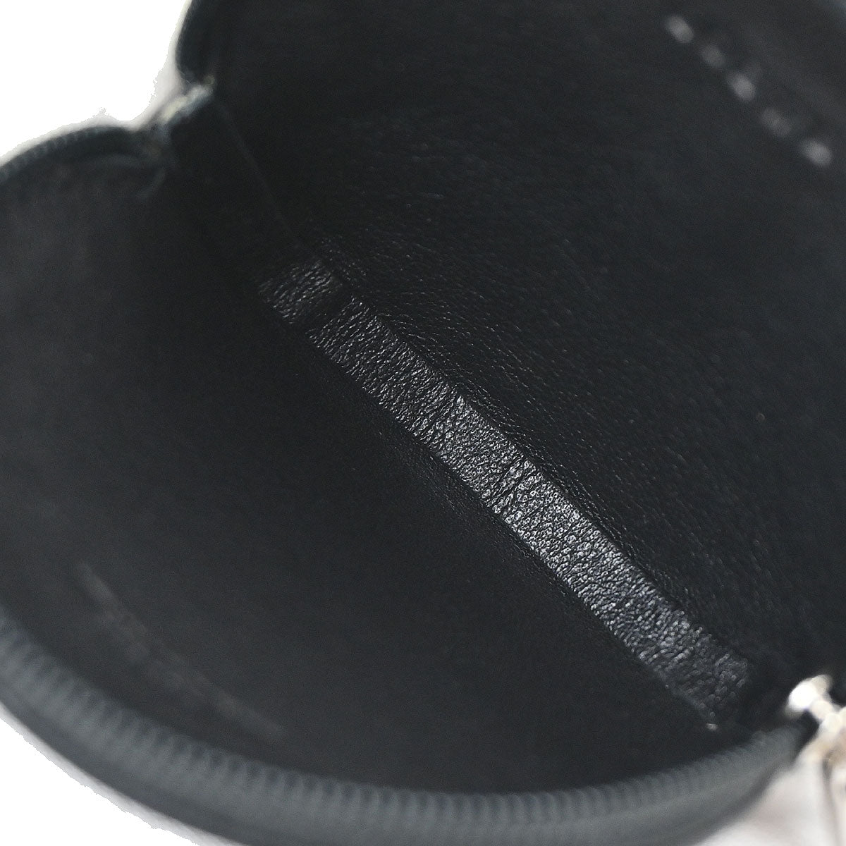 Loewe Black Leather Coin Purse Wallet