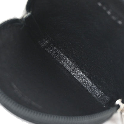 Loewe Black Leather Coin Purse Wallet