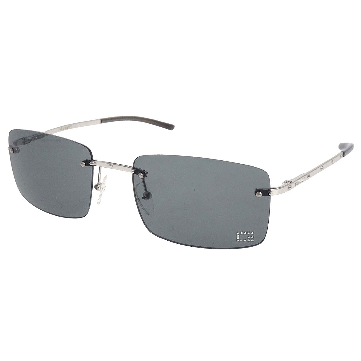 Gucci Sunglasses Eyewear Black 52□19 Small Good