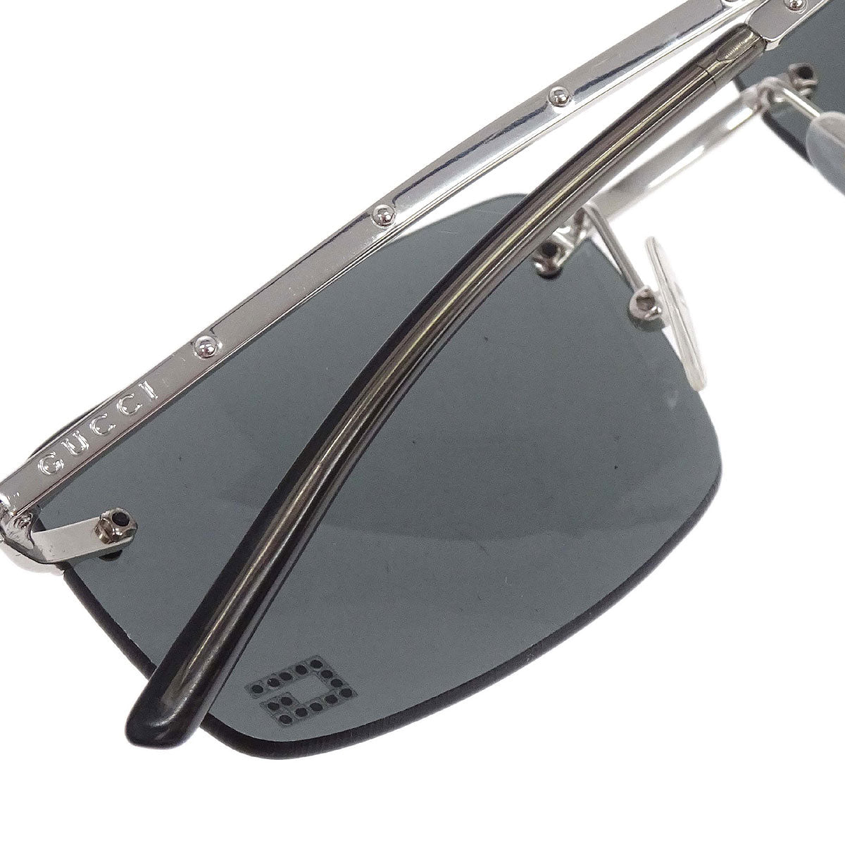 Gucci Sunglasses Eyewear Black 52□19 Small Good