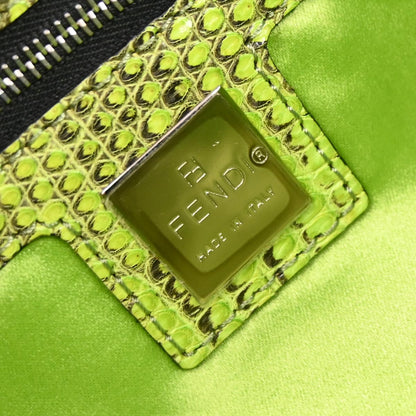 Fendi * Brown Beaded Zucca Baguette Handbag