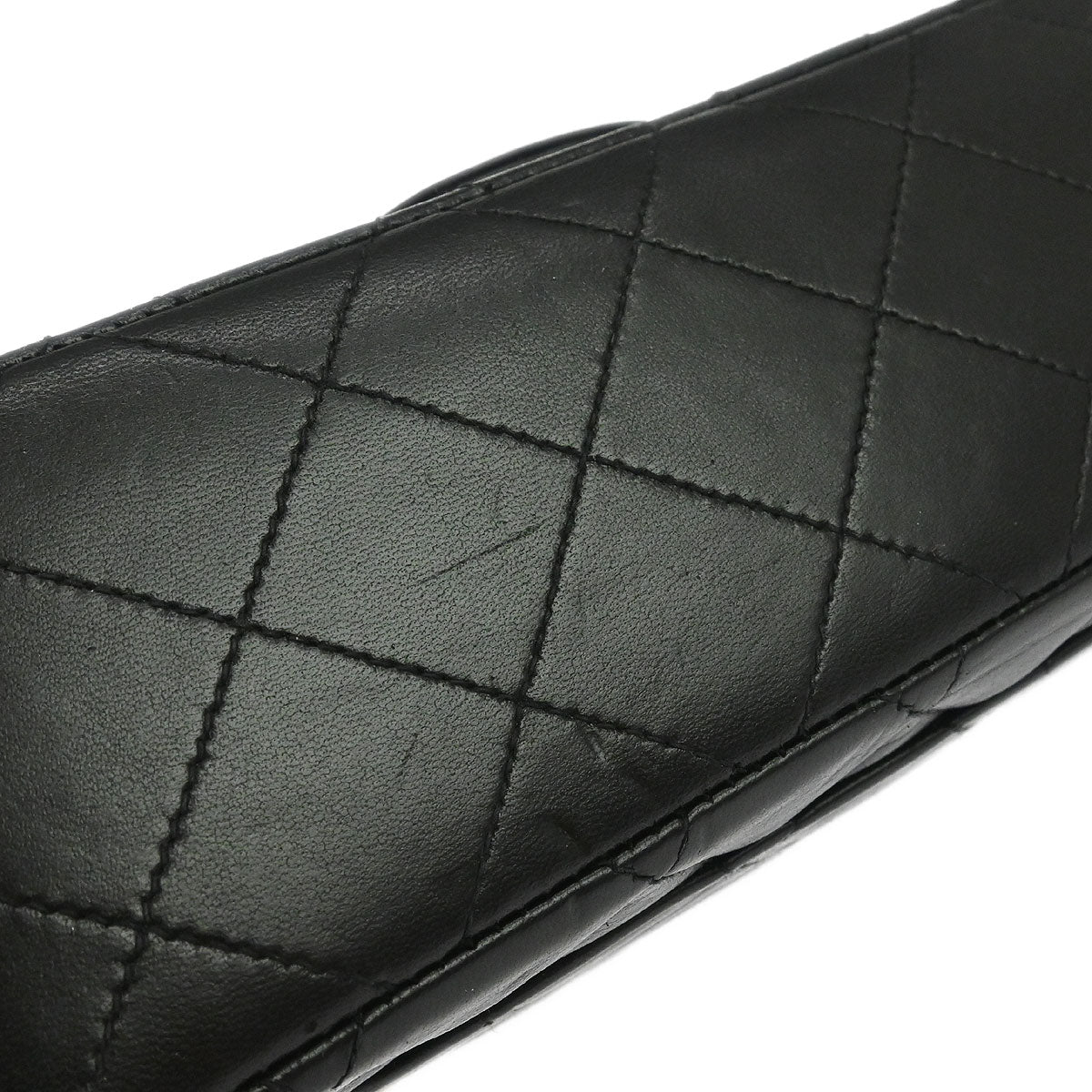 Chanel Black Lambskin Small Classic Double Flap Shoulder Bag