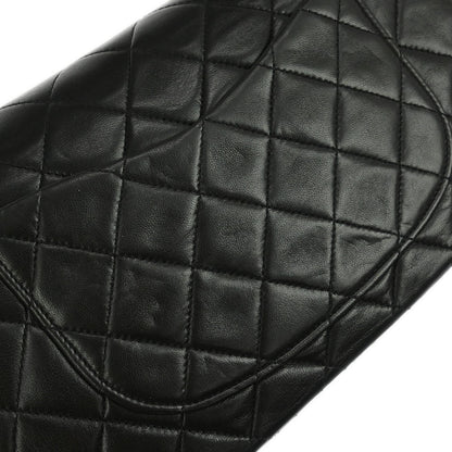 Chanel Black Lambskin Small Classic Double Flap Shoulder Bag