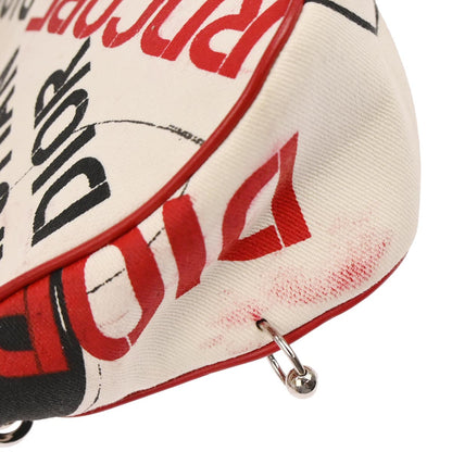 Christian Dior Red White Hardcore Pierced Shoulder Bag