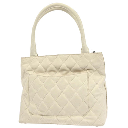 Chanel 2005-2006 White Canvas Calfskin Fringe Tote Handbag