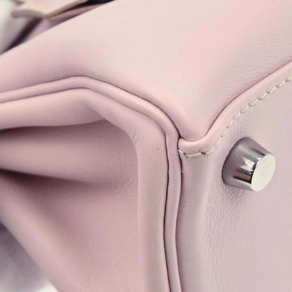 Hermes Rose Dragee Swift Kelly 25 Retourne 2way Shoulder Handbag