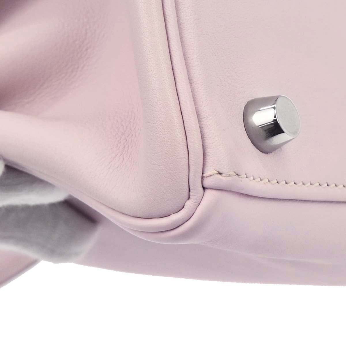 Hermes Rose Dragee Swift Kelly 25 Retourne 2way Shoulder Handbag