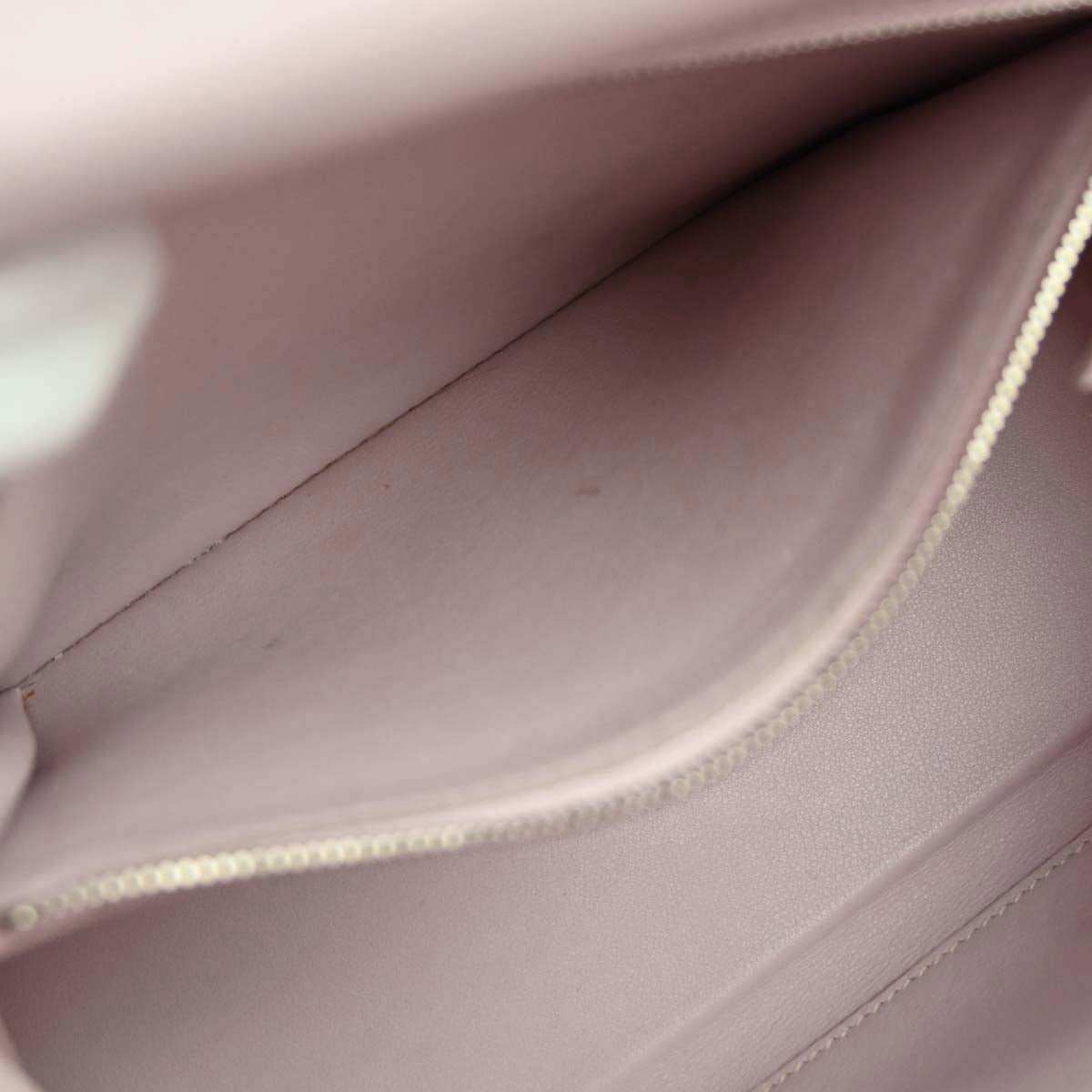 Hermes Rose Dragee Swift Kelly 25 Retourne 2way Shoulder Handbag