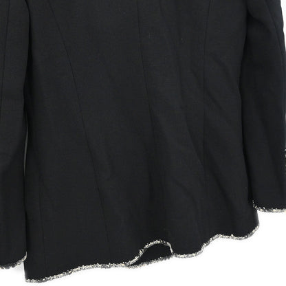 Chanel 2005 Emblem Double Breasted Jacket Black #38