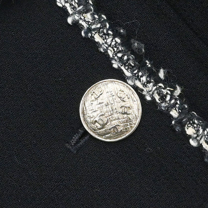 Chanel 2005 Emblem Double Breasted Jacket Black #38