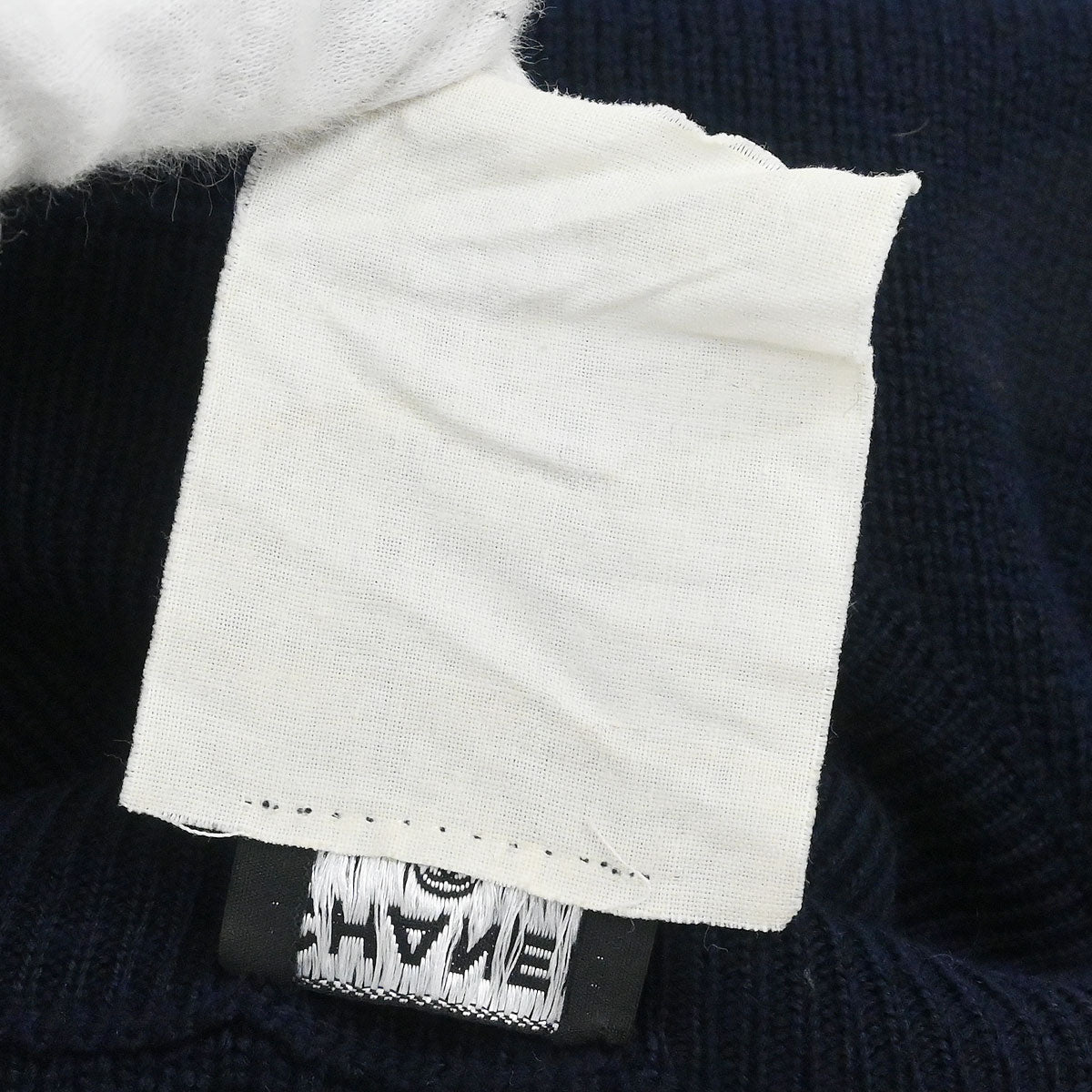 Chanel 1994 Sweater Knit Top Navy #42