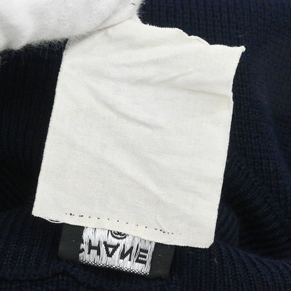 Chanel 1994 Sweater Knit Top Navy #42