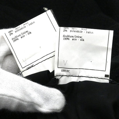 Chanel 1995 Setup Suit Jacket Skirt Black  #42