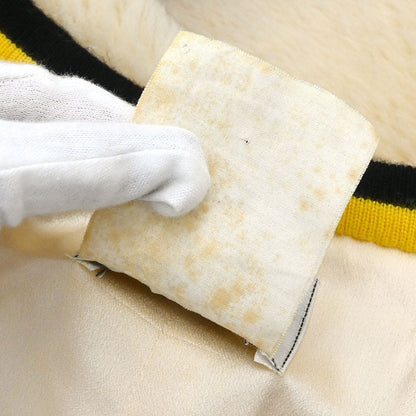 Chanel * 1994 Long Sleeve Alpaca Jacket Coat Ivory #38