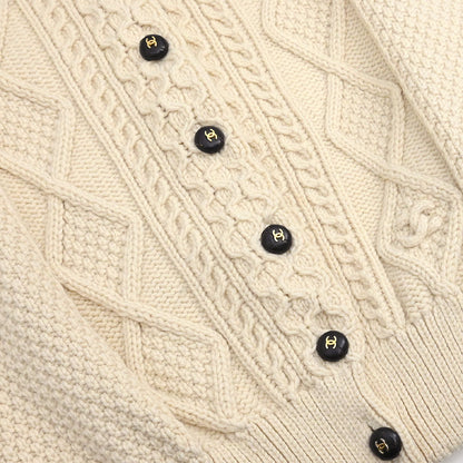 Chanel 1996 Fisherman Cardigan Ivory #44