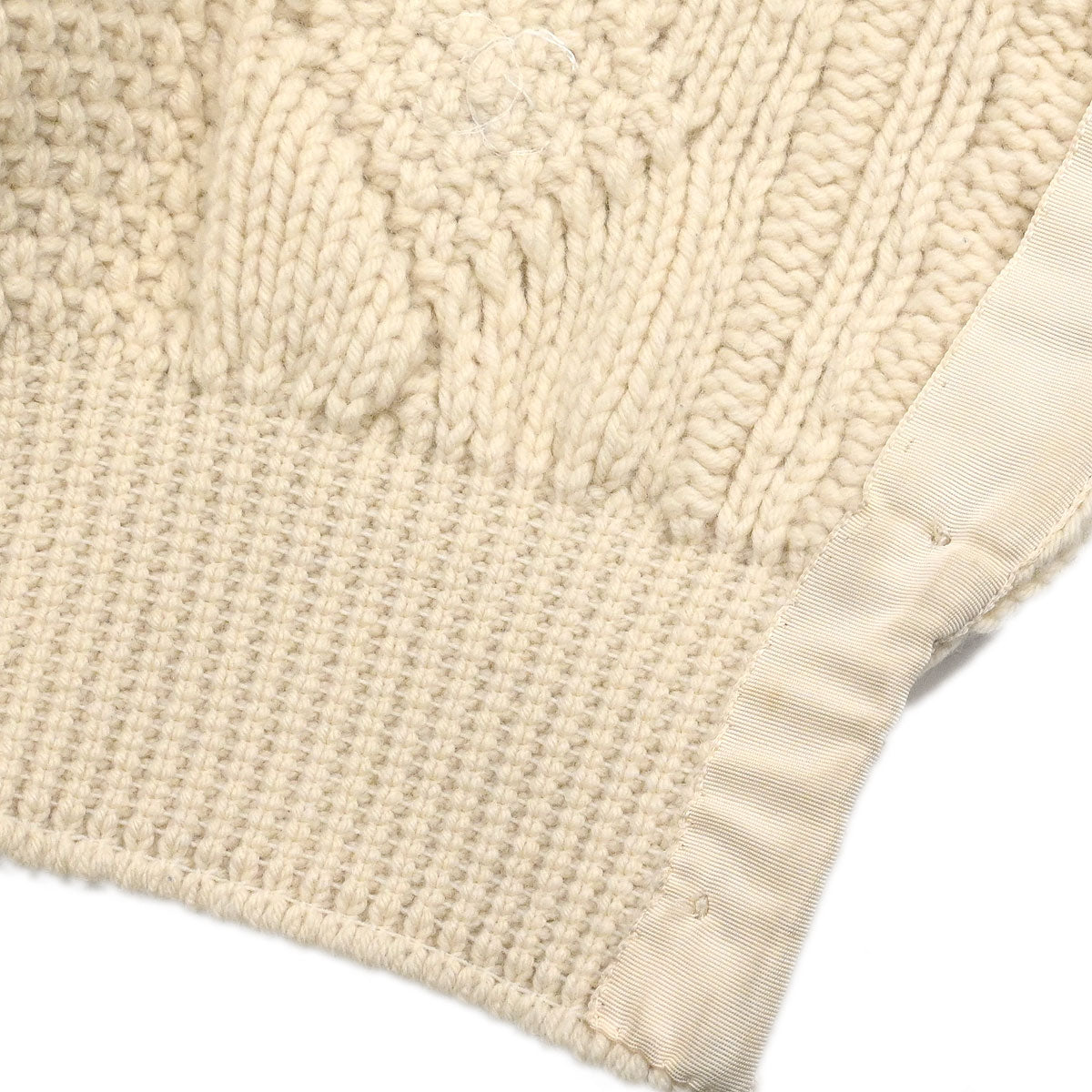 Chanel 1996 Fisherman Cardigan Ivory #44