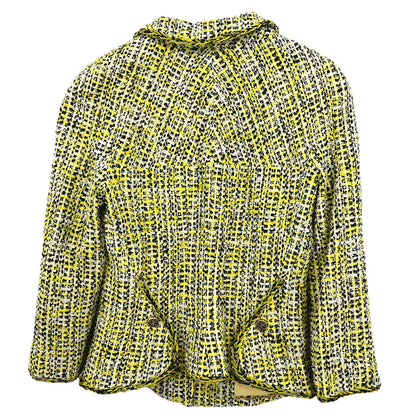 Chanel 2006 Single Breasted Jacket Yellow #38