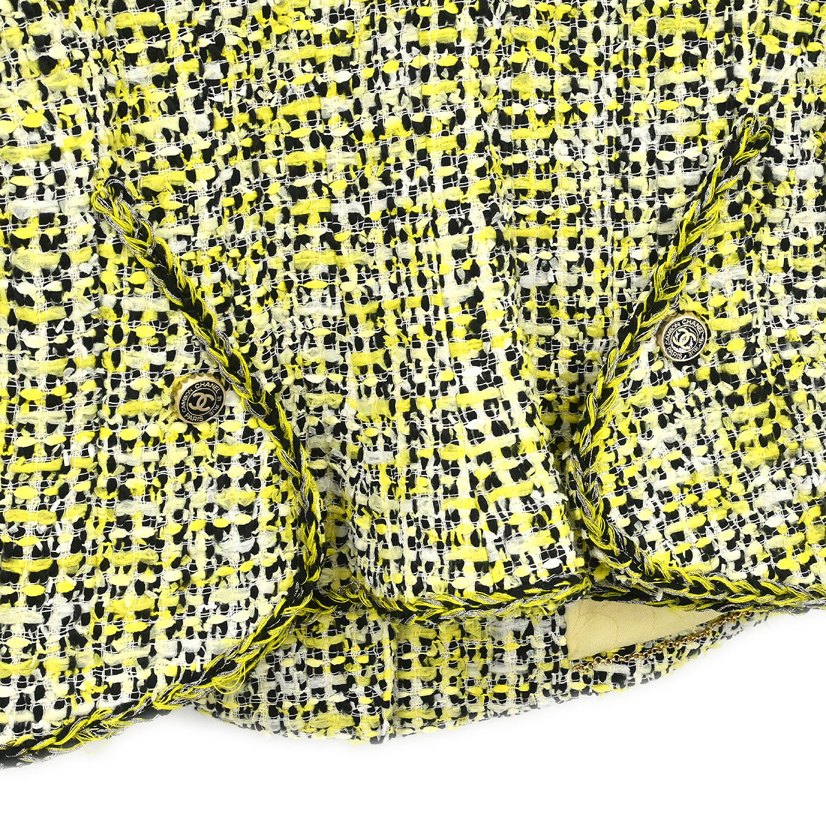 Chanel 2006 Single Breasted Jacket Yellow #38