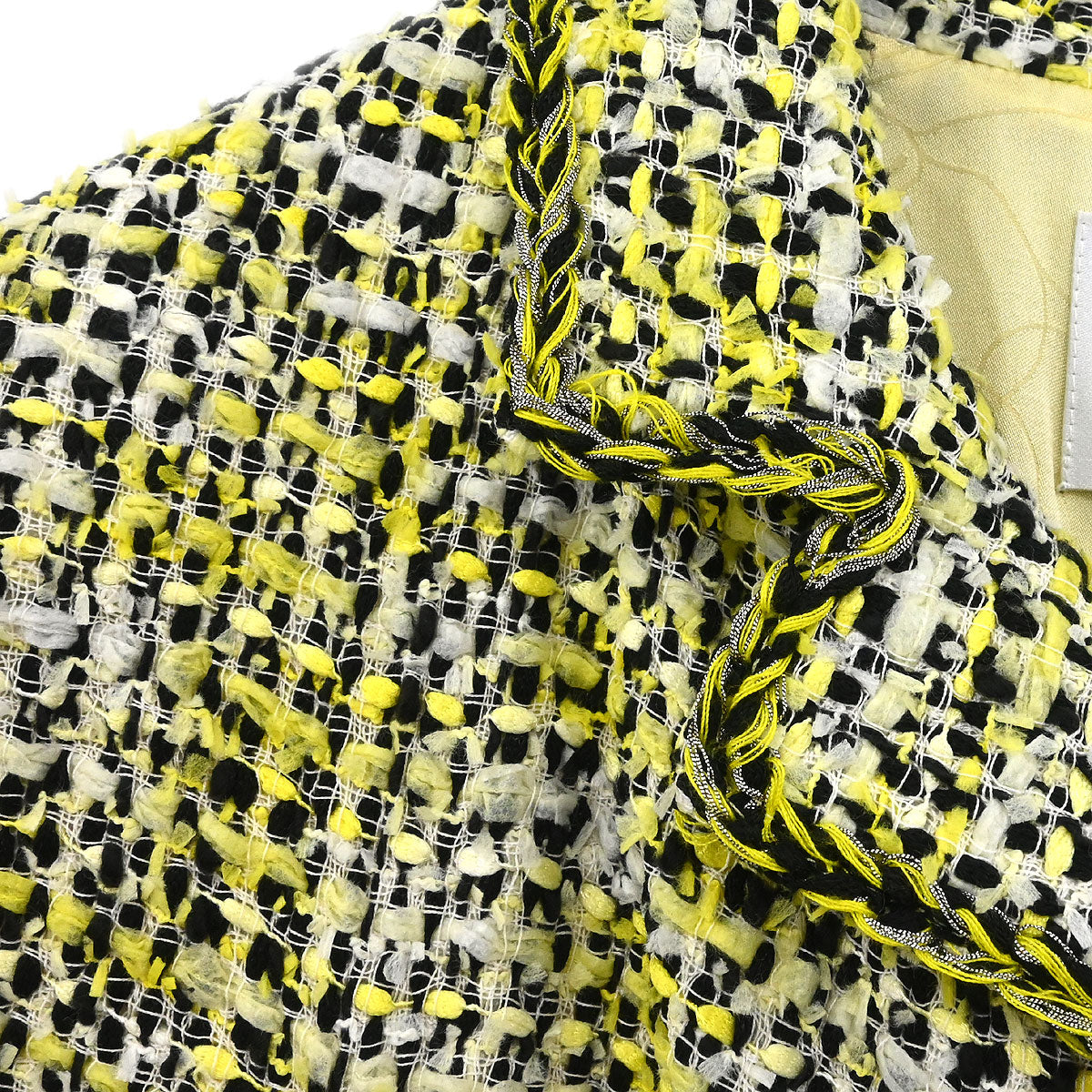 Chanel 2006 Single Breasted Jacket Yellow #38