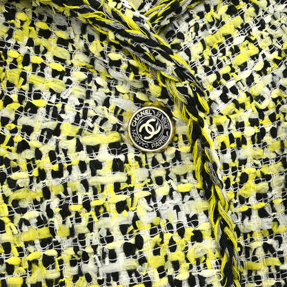 Chanel 2006 Single Breasted Jacket Yellow #38