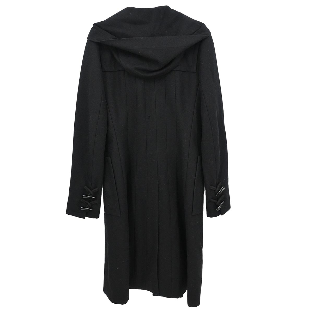 Chanel 2006 Single Breasted Duffel Coat Black #36