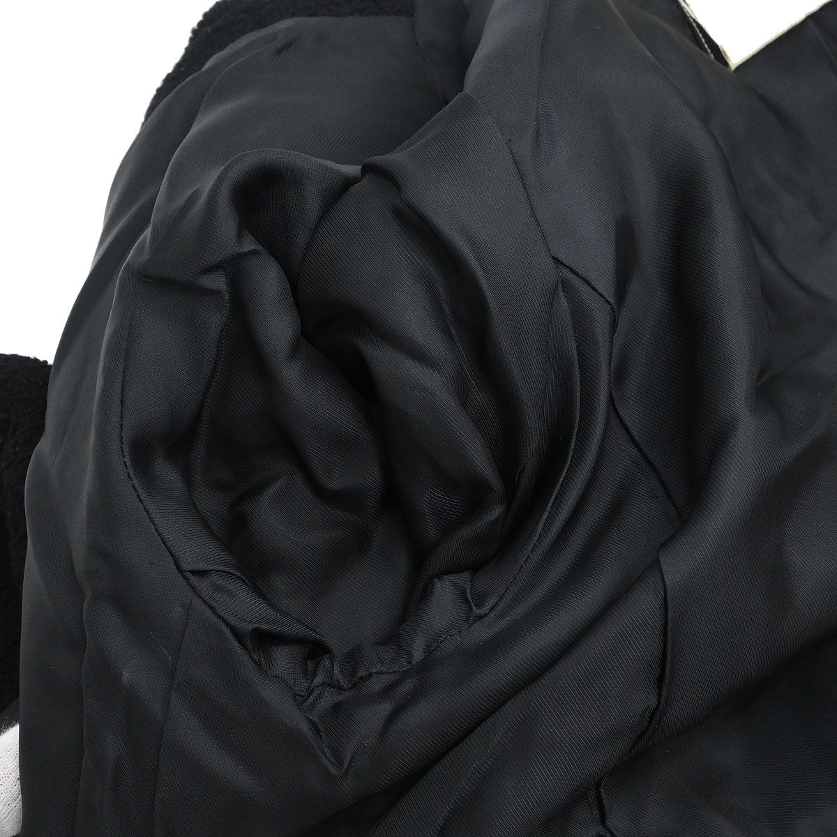 Chanel Setup Suit Jacket Skirt Black #36