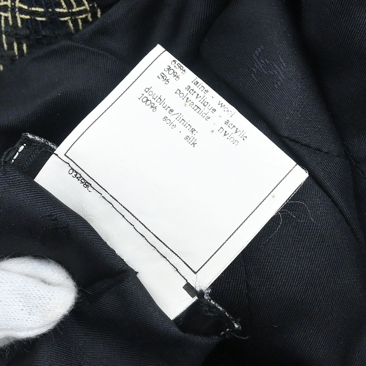 Chanel 1995 Single Breasted Jacket Black  #38