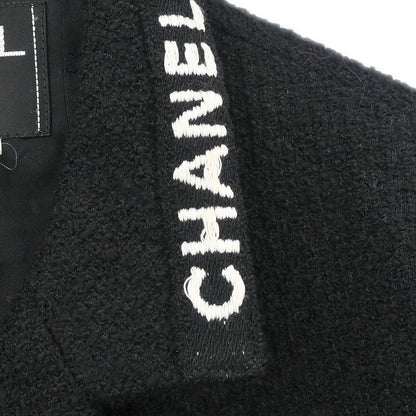 Chanel 1995 Single Breasted Jacket Black #38